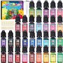 MUOIVG Colorant Liquide De Bougie - 30 couleurs X10ML Cire Dye