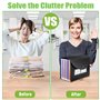 MQVXT Trieur A4 / Range Document Bureau - 24 Pochettes Plastique Classement Extensible Accordéon Organiseur