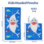 Microfibre Serviette de Plage Enfant Douce et à Séchage Rapide Cape de Bain En