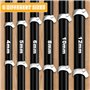 4mm/5mm/6mm/8mm/10mm/12mm Cavalier Cable Electrique Blanc Serre Câble At