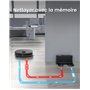Lefant Robot Aspirateur Laveur 2 en 1 4000Pa,Navigation LiDAR, Cartographie Multi-étage,Zones Virtuelles, Connecté par Alexa/APP