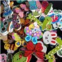 50pcs Animaux Assortis Boutons en Bois Pour Couture Et Artisanat Noël Mariage Décoration