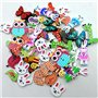 50pcs Animaux Assortis Boutons en Bois Pour Couture Et Artisanat Noël Mariage Décoration