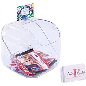 TheExhibitionShop Collectionneur de cartes de visite ~ Boîte à Suggestions ~ Donation Boîte ~ Commentaire Boîte ~ Urne Électoral