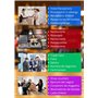 Lot de 5 x A4 Présentoirs de Table | Porte-menu A4 | Porte-affiche de Table | Présentoirs A4 | Porte-dépliant A4 | Idéal pour le