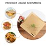 Sac en papier triangulaire pour emballage alimentaire, sac en papier d'emballage pour hamburger, sac à sandwich en papier kraft 