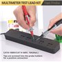 AMTOVL Câble Multimètre Câble de Test Multimètre électrique 24 en 1 avec Clip d’alligator Conde de Test Préhenseur à Ressort Fic
