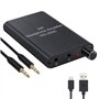 LiNKFOR HiFi Amplificateur pour Casque 16-300Ω Mini Amplificateur 1000mAh Rechargeable Portable pour Casque Ampli avec Câble Aud