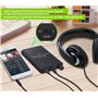 LiNKFOR HiFi Amplificateur pour Casque 16-300Ω Mini Amplificateur 1000mAh Rechargeable Portable pour Casque Ampli avec Câble Aud