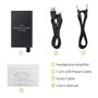 LiNKFOR HiFi Amplificateur pour Casque 16-300Ω Mini Amplificateur 1000mAh Rechargeable Portable pour Casque Ampli avec Câble Aud