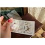 AMACOAM 6 feuilles 70 motifs métal feuille d'or chaud autocollant de tatouage argent imperméable longue vente étincelant ​​tempo