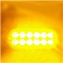 Ricoy Feu de freinage stroboscopique à 6 LED pour voiture - Barre lumineuse pour véhicule de 12 V à 24 V - Balise clignotante de