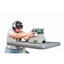 Caldwell 548664 Repose-tir Unisexe, Gris, Vert, 26.5"