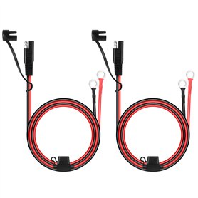 Connecteur SAE 2 Pcs 2 Broches Bornes de Batterie SAE Câble de Connexion 12V-24V Fil de Harnis Terminal de Batterie Câble de Déc