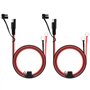 Connecteur SAE 2 Pcs 2 Broches Bornes de Batterie SAE Câble de Connexion 12V-24V Fil de Harnis Terminal de Batterie Câble de Déc