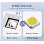 Sèche-ongles UV LED 48W avec oreiller de repose-bras de manucure, durcissement de tous les gels pour ongles, repose-bras