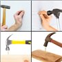Assortiment de 350 clous et épingles en laiton plaqué or pour panneau de travail du bois pour suspension murale (20 mm/25 mm/40 