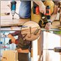 Bateya Kit de vis autotaraudeuses à bois M3 M3.5 M4 zinguées - 320 vis à tête cruciforme pour cloison sèche et béton (16/20/25/3