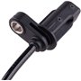 Bohaner Lot de 2 capteurs ABS de vitesse de roue arrière + 2 anneaux ABS pour BMW Série 1 B1-ER E81 E87 Série 3 E90 E91 E92 Acce