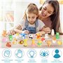 CAINCAY Lot de 35 gommes pour enfants - Mini crayon - Gommes colorées - Pour fête d'anniversaire