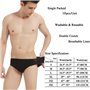 STARLY Lot de 10 sous-vêtements jetables en coton pour homme - Culottes de voyage pratiques pour le fitness (noir, L), noir, Lar