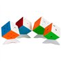 OJIN Lot de Cubes de Vitesse spécifiques 2x2 3x3 4x4 5x5 sans Autocollant Bright Cube Magique Lisse Puzzles Cube Set avec Emball