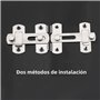 Loquet de serrure en acier inoxydable, Loquet de verrouillage Loquet de serrure Hasp Serrure de verrou pour pièce de montage de 