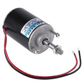 12V/24V 30W Mini Moteur à Courant Continu à Aimants Permanents Réversible CW/CCW Electrique Grande Vitesse Faible Bruit pour DIY