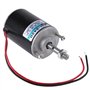 12V/24V 30W Mini Moteur à Courant Continu à Aimants Permanents Réversible CW/CCW Electrique Grande Vitesse Faible Bruit pour DIY
