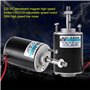 12V/24V 30W Mini Moteur à Courant Continu à Aimants Permanents Réversible CW/CCW Electrique Grande Vitesse Faible Bruit pour DIY