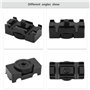VBESTLIFE Câble d'attache en Aluminium d'Alliage Accessoires DSLR Appareil-Photo Numérique Clip de Verrouillage de Câble Câble d
