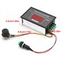 Contrôleur de Vitesse du Moteur avec Interrupteur d'Arrêt de Démarrage DC 6-60V 12V 24V 36V 48V 30A PWM DC Régulateur Sans à-Cou