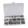 140pcs Assortiment de Clavettes 8mm 10mm 12mm 16mm 20mm 25mm 30mm Ronde de Frappe Clé de Plume Terminée Jeu de Clés d'arbre d'En