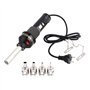 450W Pistolet à Air Chaud Portable Fer à Souder Outil Soudage LCD Numérique Thermostat Réglable avec 4 Buses