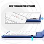 VBESTLIFE Clavier sans Fil Universel 2-en-1, Kit Clavier de Bluetooth avec Etui en Cuir PU et Le Support pour Les Téléphones pou