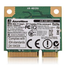 VBESTLIFE 2.4G Bluetooth WiFi 2 en 1 Carte sans Fil pour Mini Slot PCI-E pour Dell/ASUS//