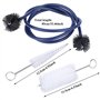 Kit de 3pcs Brosses Nettoyage Entretien pour Cuivres, Outil Nettoyage Embouchure de Trompette Kit Brosse Embouchure Soupape pour