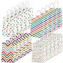 OEEYYT Lot de 20 sacs en papier multicolores avec anse