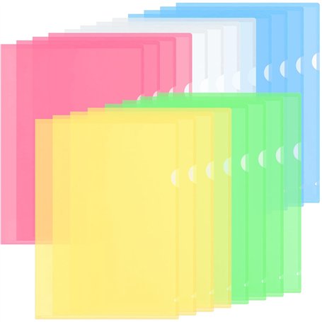 OEEYYT Lot de 20 chemises en plastique A4