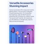 Godox ML100R Lampe LED Vidéo RGB Plein Spectre au Format de Poche avec Réflecteur Interchangeable 15°, 1800-10 000K CCT, 14 Effe