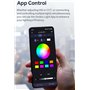 Godox ML100R Lampe LED Vidéo RGB Plein Spectre au Format de Poche avec Réflecteur Interchangeable 15°, 1800-10 000K CCT, 14 Effe