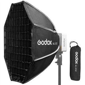 Godox ML-SF50 Boîte à lumière octogonale 50 cm x 50 cm Montage GODOX pour Godox Light ML100R