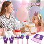 TGFIX 5 Pcs Outils de Jardin Set d'Outils de Jardinage Fille avec Licorne Tablier de Jardin Gants de Jardin Pelle Râteau Jouets 