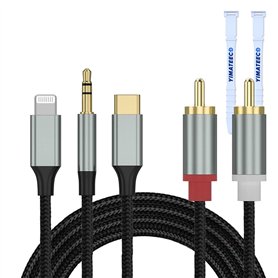 YIMATEECO Câble audio RCA 3
