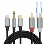 YIMATEECO Câble audio RCA 3