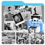 Omtofo 15 Papier Thermique Appareil Photo Enfant, 57mm Papier de Rechange pour Appareil Photo Enfant, Rouleau Papier Appareil Ph