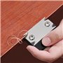 ZYEKIU Ensemble 3 Pièces Rabot Bois Plaqueuse de Chant Araseur de Chant Oupeur Chant pour Placage Avec 2 Lame Rechange Portable 