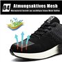 ZSDZSZ Chaussures de Sécurité Hommes Femmes Légère Respirantes Chaussures de Travail Confortable Antidérapante Baskets de Sécuri