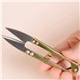 Sunlera Fil de Coupe Ciseaux U Shape Scissor Craft Broderie Couture Tout Cutter Crafting Clipper