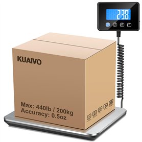 KUAIVO Balance postale numérique haute précision avec fonction maintien/tare